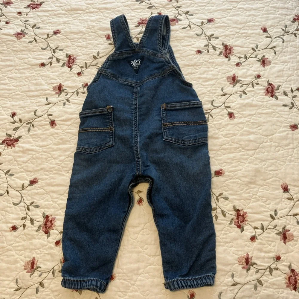 9-12 Month Denim OVERALLS / Baby B'Gosh  Boys or Girls Baby Farmer
